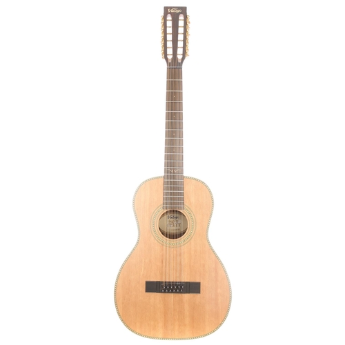 233 - JHS Vintage Paul Brett Signature Model VE8000PB-12 twelve string electro-acoustic guitar; Back and s... 