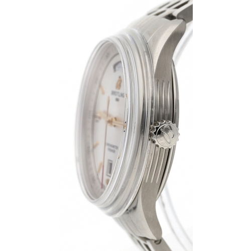 32 - Breitling Premier Chronometer Day Date 40 automatic stainless steel gentleman's wristwatch, referenc... 