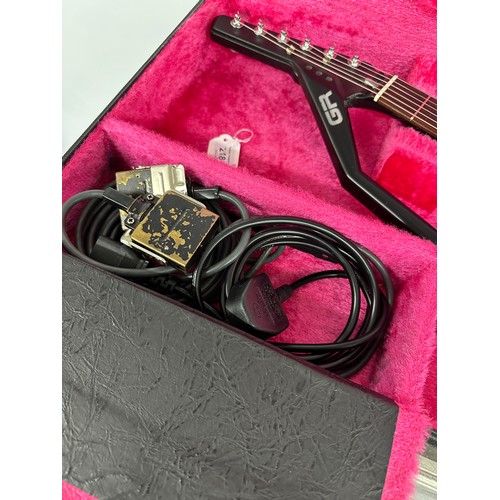 218 - 1984 Roland G-707 guitar controller with GR-700 Synth pedal unit, made in Japan; Body: metallic pewt... 