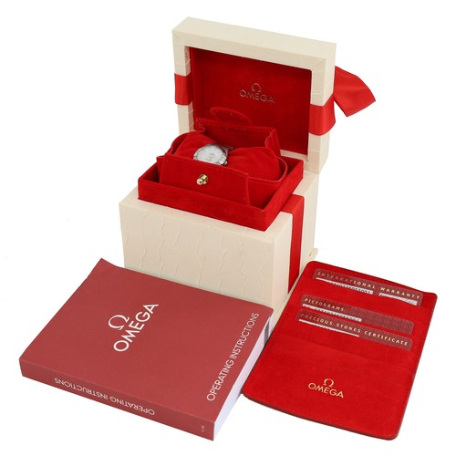 3 - Omega Constellation Diamonds lady's stainless steel wristwatch, reference no. 12310246055001, serial... 