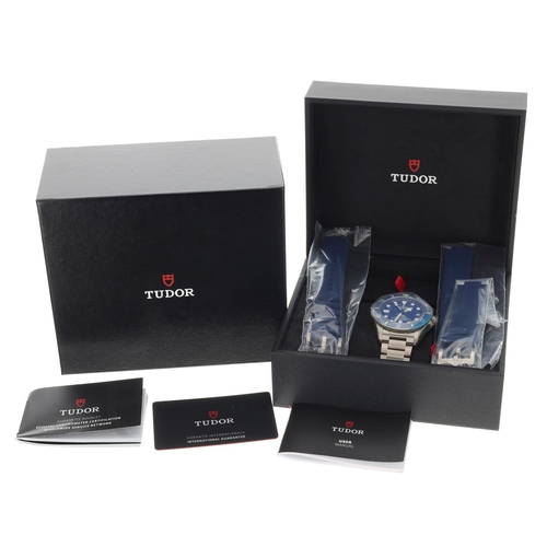 19 - Tudor Pelagos limited edition stainless steel and titanium gentleman's wristwatch made for the 70th ... 