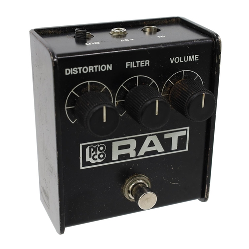 1467 - Pro Co Rat guitar pedal, made in USA*Please note: Gardiner Houlgate do not guarantee the full workin... 