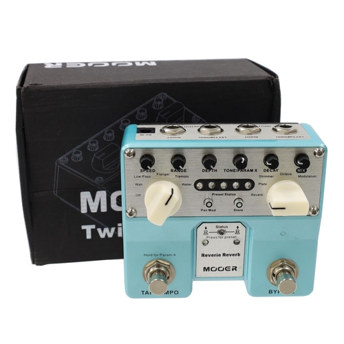 1468 - Mooer Twin Series Reverie Reverb guitar pedal, boxed*Please note: Gardiner Houlgate do not guarantee... 