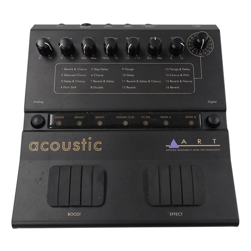 1471 - Art Acoustic Personal Acoustic Guitar Preamp Processor guitar pedal, boxed*Please note: Gardiner Hou... 
