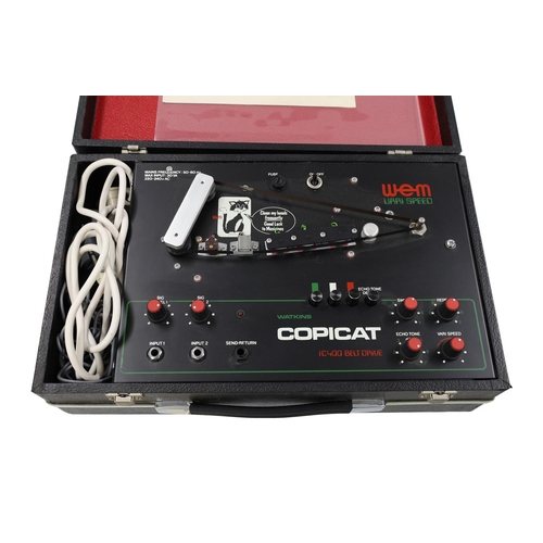 1478 - WEM Watkins Copicat IC400 Belt Drive Vari Speed tape echo unit, made in England*Please note: Gardine... 