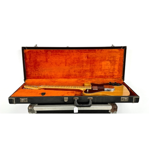 223 - 1974 Fender Telecaster Custom electric guitar, made in USA; Body: natural finished three piece ash, ... 