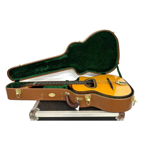 235 - 2006 Gitane D-500 steel string gypsy jazz guitar, made in China; Back and sides: Indian rosewood; To... 