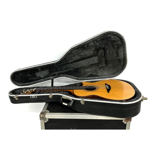 240 - 2000 Wolfgang Gutscher R Model roundback steel string acoustic guitar, made in England; Back and sid... 