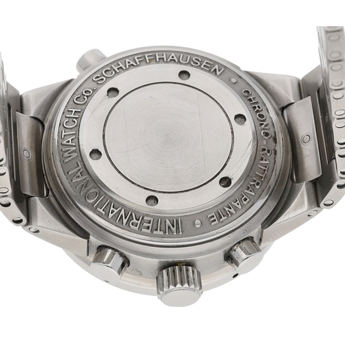 47 - IWC (International Watch Co.) GST Rattrapante Split Seconds Chronograph automatic stainless steel ge... 