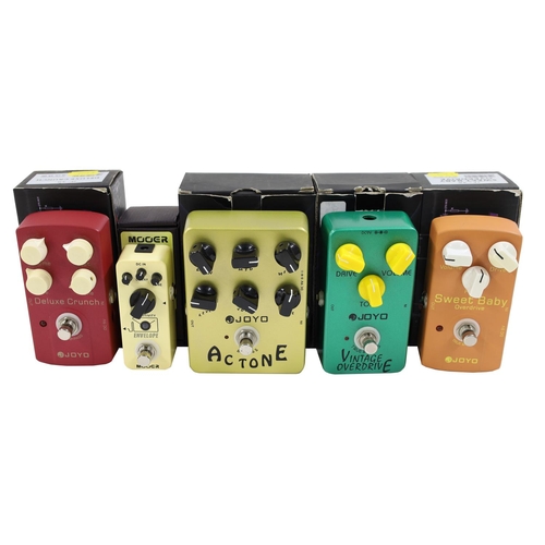 1319 - Four Joyo guitar pedals to include an Actone, JF-01 Vintage Overdrive, JF-36 Sweet Baby Overdrive, J... 