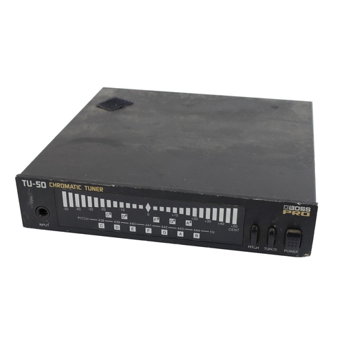 1456 - Boss Pro TU-50 Chromatic Tuner unit*Please note: Gardiner Houlgate do not guarantee the full working... 