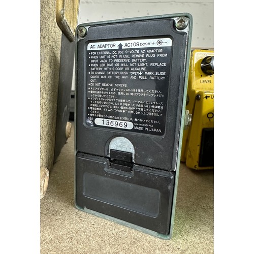 1283 - Early Ibanez TS9 Tube Screamer guitar pedal, made in Japan, circa 1981, black label, boxed*Please no... 