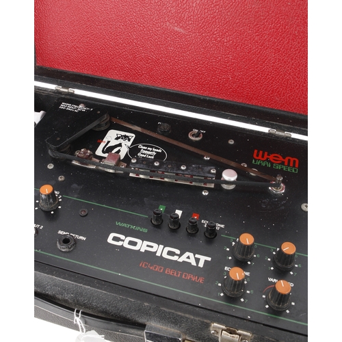 1488 - 1970s WEM Watkins Copicat Vari Speed IC400 Belt Drive echo unit*Please note: Gardiner Houlgate do no... 