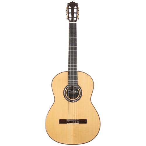 1919 - Cordoba Luthier Series C12 classical guitar, made in China; Back and sides: rosewood with maple cent... 