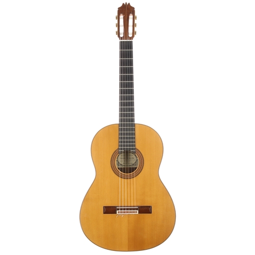 1926 - 1970 Vicente Camacho classical guitar, made in Madrid, Spain; Back and sides: Brazilian rosewood, st... 