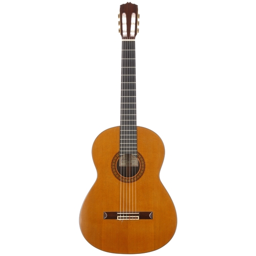 1928 - 1975 Francisco Santiago Marin classical guitar, made in Grenada, Spain; Back and sides: rosewood; To... 