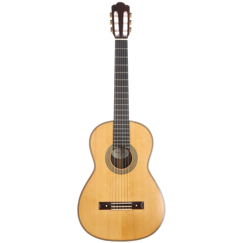 1936 - Manuel Adalid Torres Model classical guitar, made in Valencia, Spain; Back and sides: Indian rosewoo... 