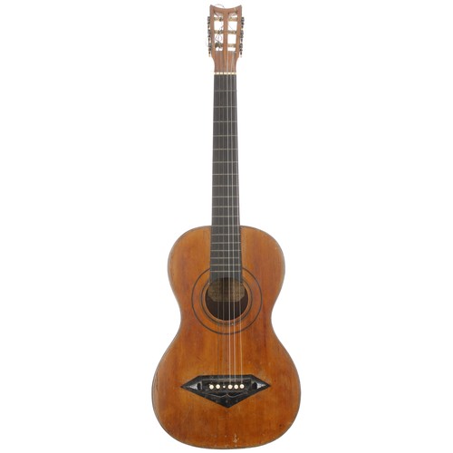 1925 - 1860 George Louis Panormo guitar, made in England; Back and sides: coromandel four piece back, many ... 