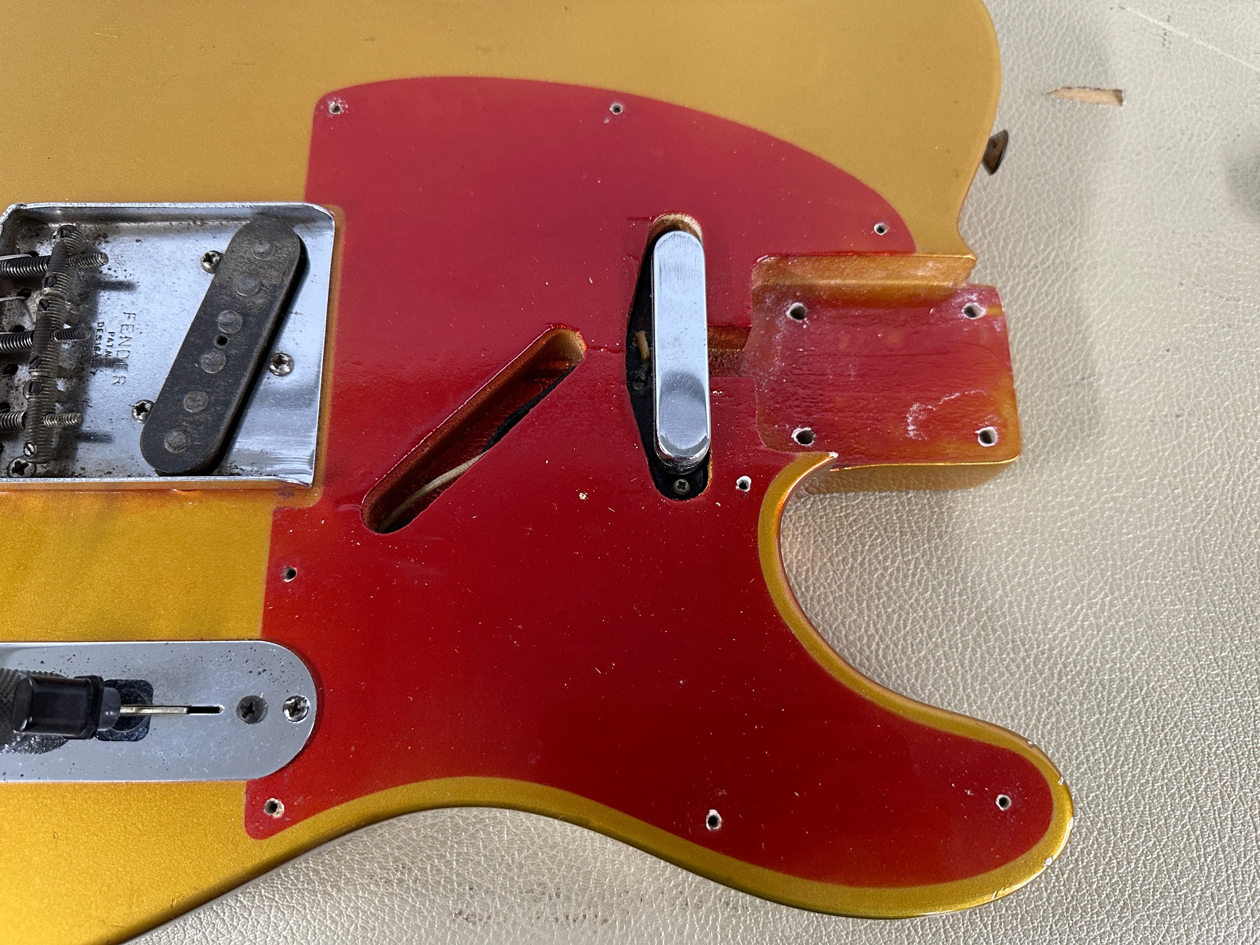 1965 Fender Telecaster electric guitar, made in USA; Body: metallic ...