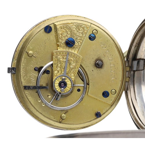 217 - Chancellor & Son, Dublin - Victorian silver lever pocket watch, Birmingham 1876, signed movement... 