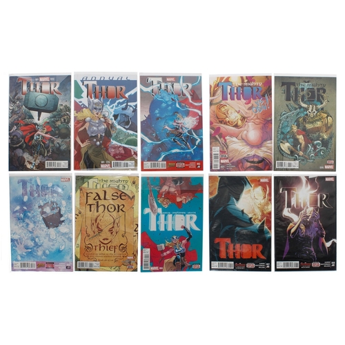Marvel Comics, Thor issue #1 (Variant edition), together with nine ...
