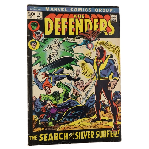 83 - Marvel Comics: The Defenders 'The search for the Silver Surfer' issue #2, circa 1972; together with ... 
