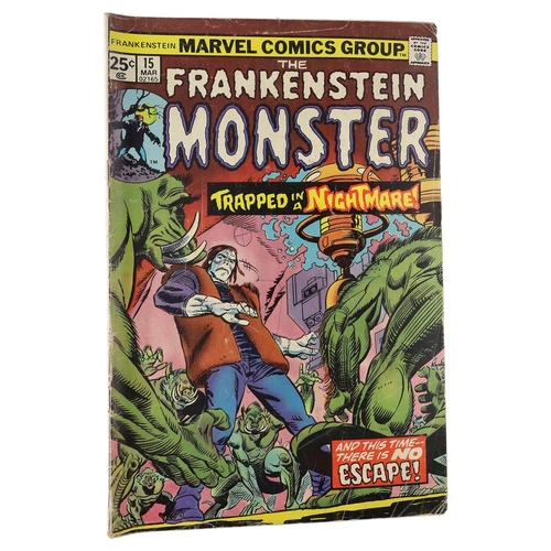88 - Marvel Comics: Giant-size Werewolf 'The peril of paingloss!' issue #5, circa 1974; together with sev... 