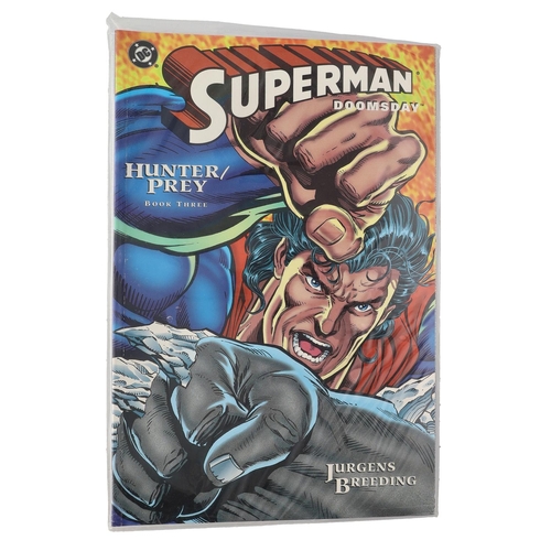 89 - DC Comics: Superman Doomsday 'Hunter Prey' issue #1; together with 'Hunter Prey' issues #2 & #3 ... 