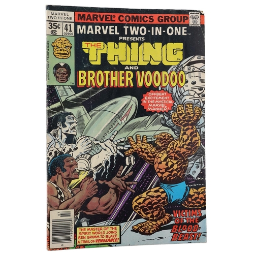 97 - Marvel Comics: Marvel Two-in-one presents The Thing and the Vision 'The final gambit!' issue #39, ci... 