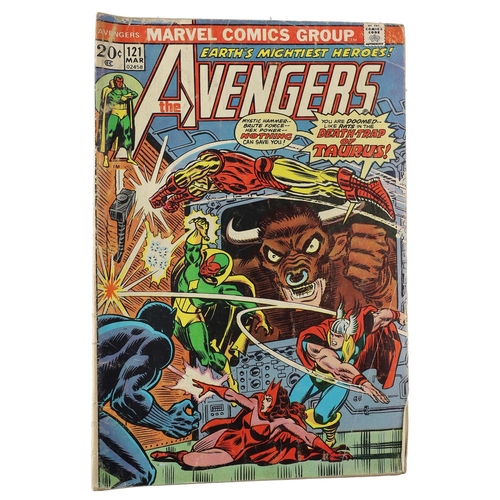110 - Marvel Comics: The Avengers 'Sinister Spectrums' issue #8, circa 1977; together with six other Aveng... 
