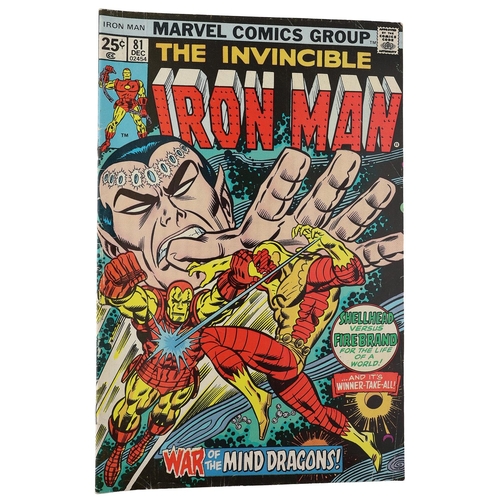 112 - Marvel Comics: The Invincible Iron Man 'Vengeance in Vietnam' issue #78, circa 1975; together with t... 
