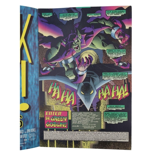 51 - Marvel Comics, Green Goblin 'Enter the Green Goblin' issue #1 collectors edition, circa 1995, story ... 
