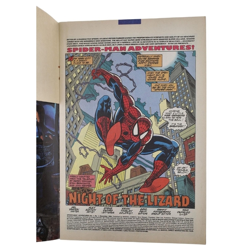 52 - Marvel Comics, Spider-Man Adventures 'Night of the lizard' issue #1, circa 1994, first issues based ... 