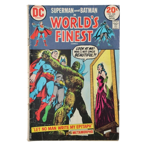 55 - DC Comics, World's Finest 'Superman's stolen birthday' issue #235, circa 1975; together with two oth... 