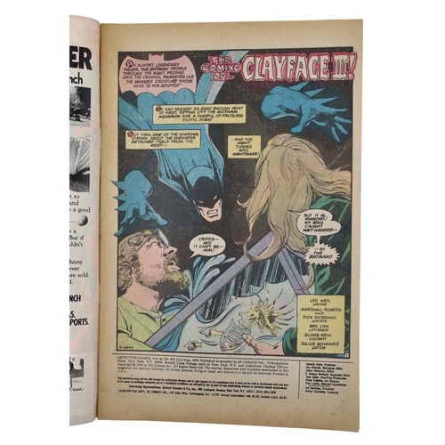 56 - DC Comics, Detective Comics starring Batman 'Clayface is back!' issue #478, circa 1978, key issue, f... 