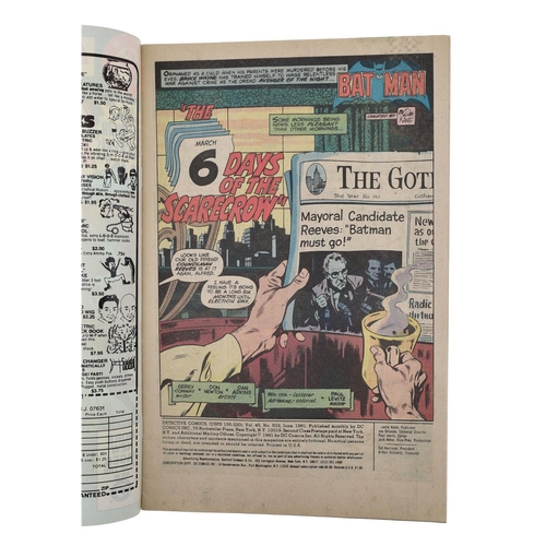 57 - DC Comics, Detective Comics starring Batman 'The days of the Scarecrow' issue #503, circa 1981, stor... 