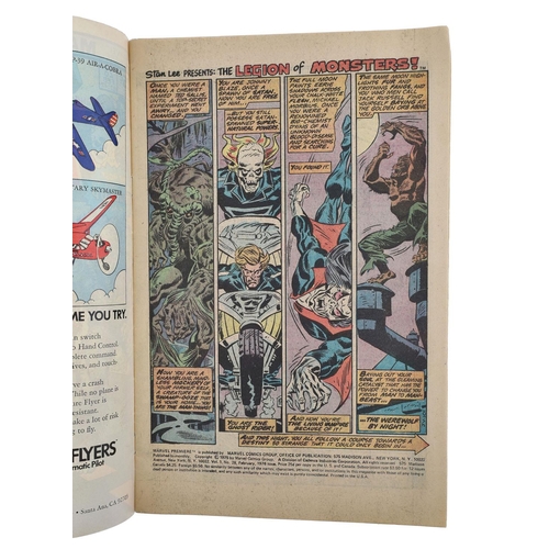 76 - Marvel Comics, Marvel Premier featuring The Legion of Monsters issue #28, circa 1976, 1st appearance... 