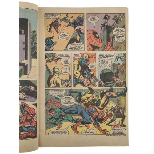 34 - Marvel Comics, The Amazing Spider-Man issue #159, circa 1976, 'Arm in arm, arm in arm, arm in arm wi... 