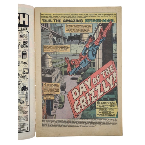 23 - Marvel Comics, The Amazing Spider-Man issue #139, circa 1974, 'Day of the Grizzly!', first appearanc... 