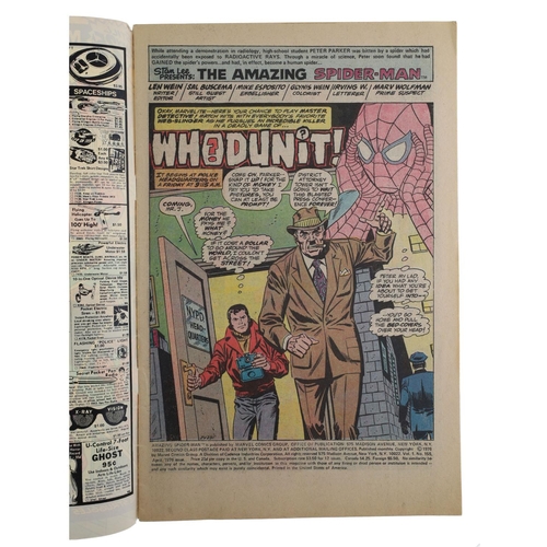 32 - Marvel Comics, The Amazing Spider-Man issue #155, circa 1976, 'Whodunit!', first appearance of Leroy... 