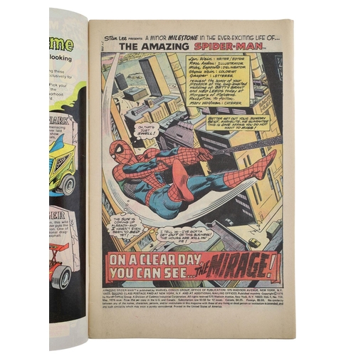 33 - Marvel Comics, The Amazing Spider-Man issue #156, circa 1976, Key issue, 'On a clear day, you can se... 