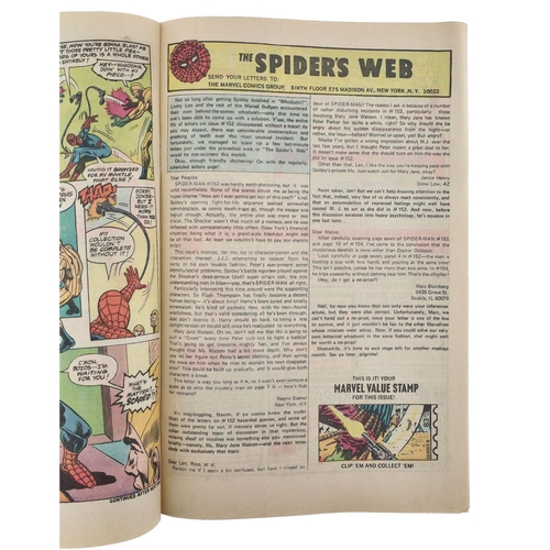33 - Marvel Comics, The Amazing Spider-Man issue #156, circa 1976, Key issue, 'On a clear day, you can se... 