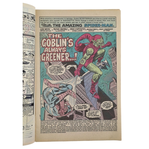 44 - Marvel Comics, The Amazing Spider-Man issue #179, circa 1978, 'The Goblin's always greener... Theate... 