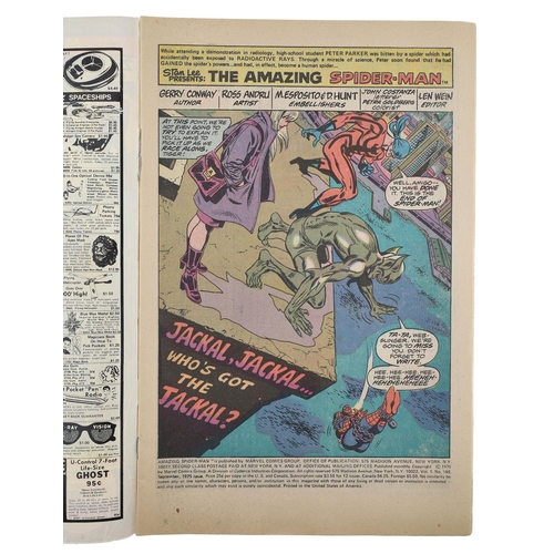 27 - Marvel Comics, The Amazing Spider-Man issue #148, circa 1975, 'Jackal, Jackal... Who's got the Jacka... 