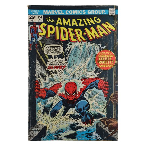 29 - Marvel Comics, The Amazing Spider-Man issue #151, circa 1975, 'Skirmish beneath the streets', appear... 