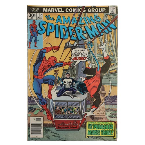 37 - Marvel Comics, The Amazing Spider-Man issue #162, circa 1976, 'Let the Punisher fit the crime', firs... 