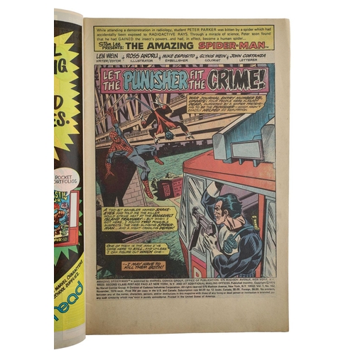 37 - Marvel Comics, The Amazing Spider-Man issue #162, circa 1976, 'Let the Punisher fit the crime', firs... 