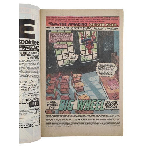 47 - Marvel Comics, The Amazing Spider-Man issue #183, circa 1978, story by Marv Wolfman & cover art ... 