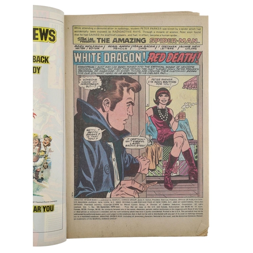48 - Marvel Comics, The Amazing Spider-Man issue #184, circa 1978, first appearance from the White Dragon... 