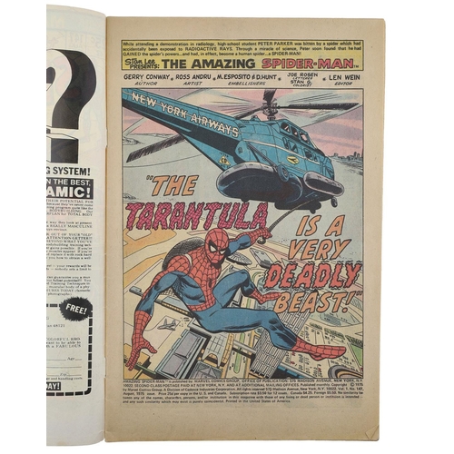 26 - Marvel Comics, The Amazing Spider-Man issue #147, circa 1975, appearances from the Jackal & Tara... 